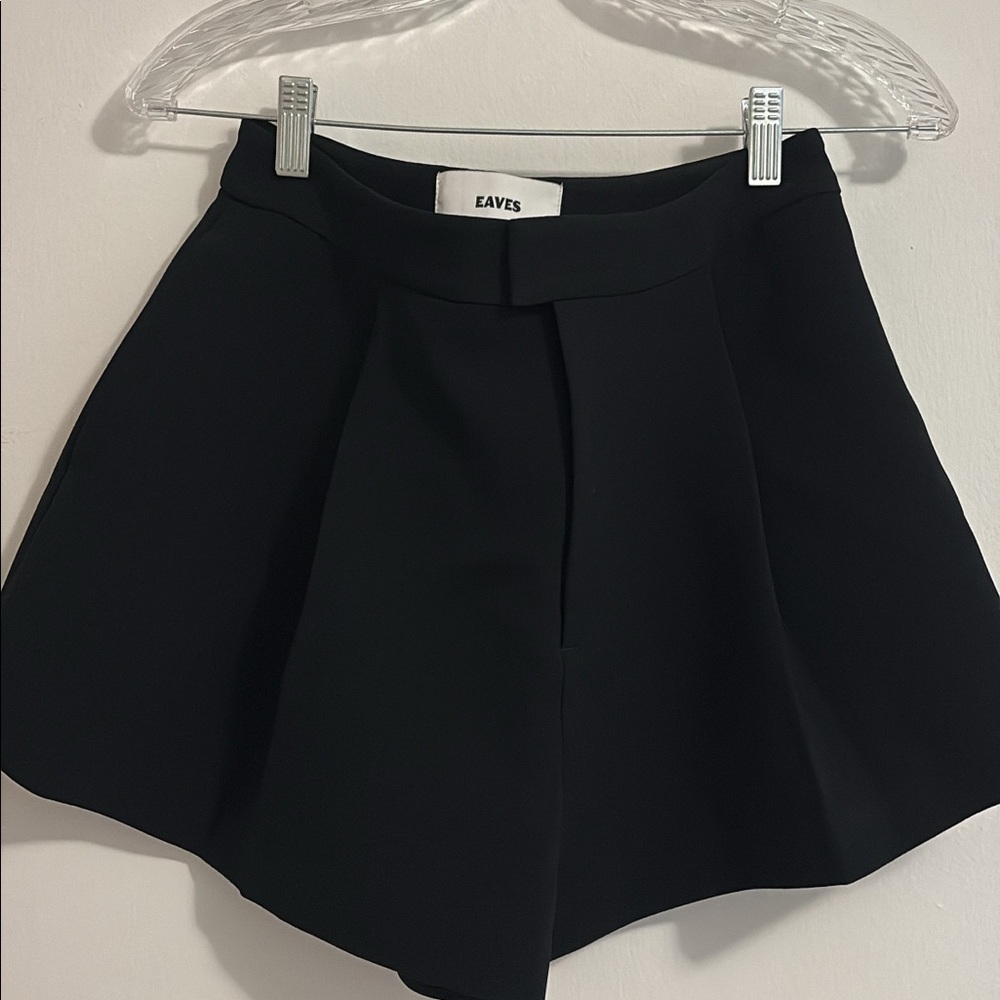 Black Flare Shorts NEVER WORN